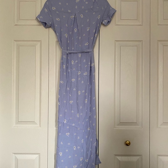 L’acadamie purple daisy print button dress - Picture 2 of 7